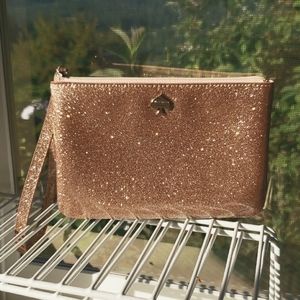 Kate Spade Pink Sparkles wristlet